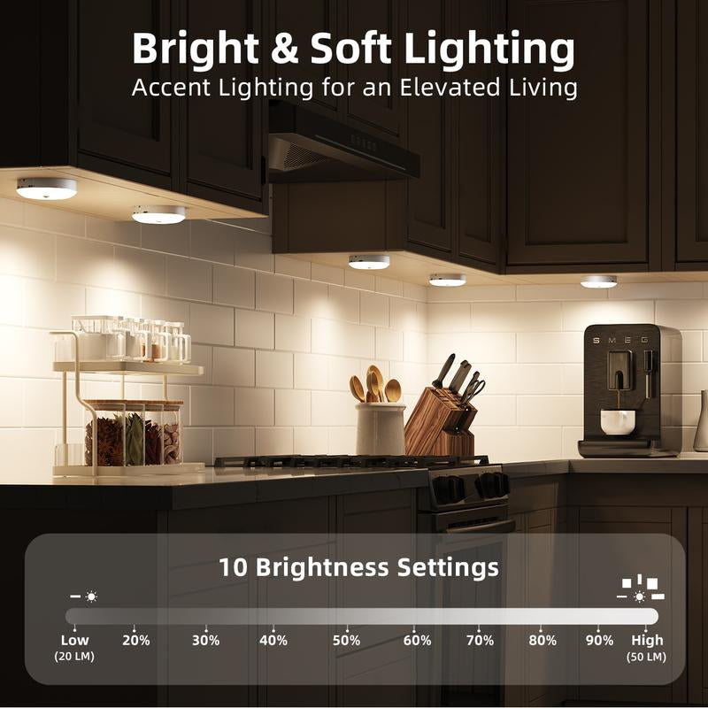 EZVALO under Cabinet Lighting with Charging Station,1000Mah Rechargeable Lock Lights with Remote, 3 Color Temps & RGB Closet Lights, Dimmable Motion Sensor Lights for Shelf, Kitchen Easy Installation Modern Design Rainbow Effect